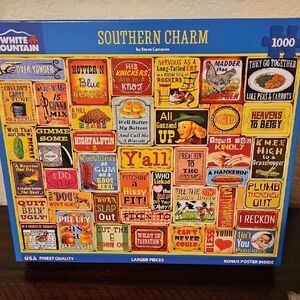SOUTHERN CHARM 1000 PIECE WHITE MOUNTAIN PUZZLE